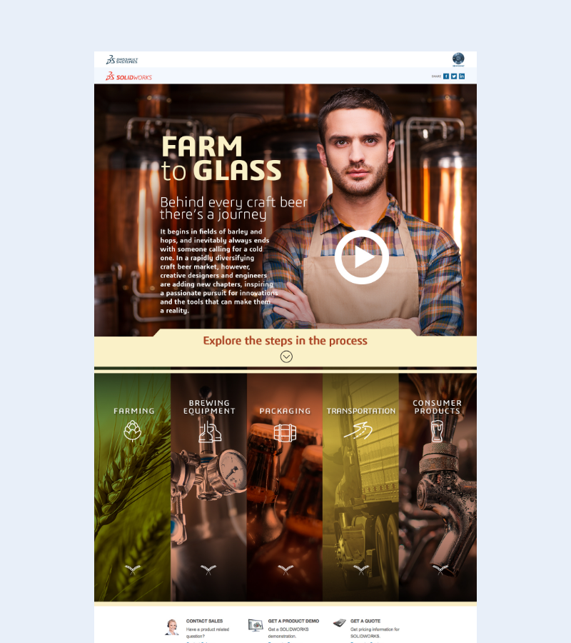 DS Farm to Glass Microsite Image